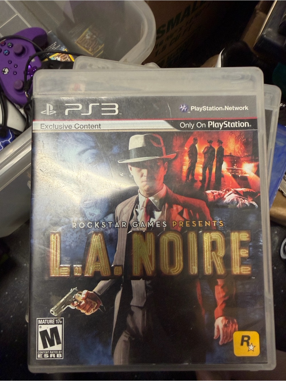 Sony L.A. Noire PS3 Video Game - Black, Red, Gold Artwork